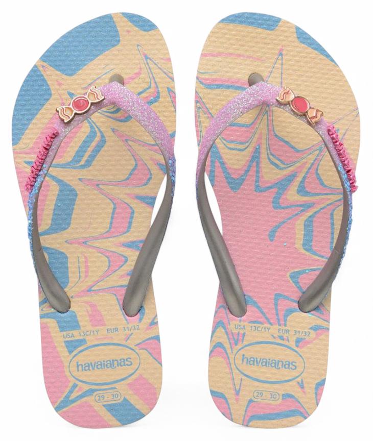 Havaianas Kids - Havaianas Kinderschoenen - Roze | Slim Glitter Trendy