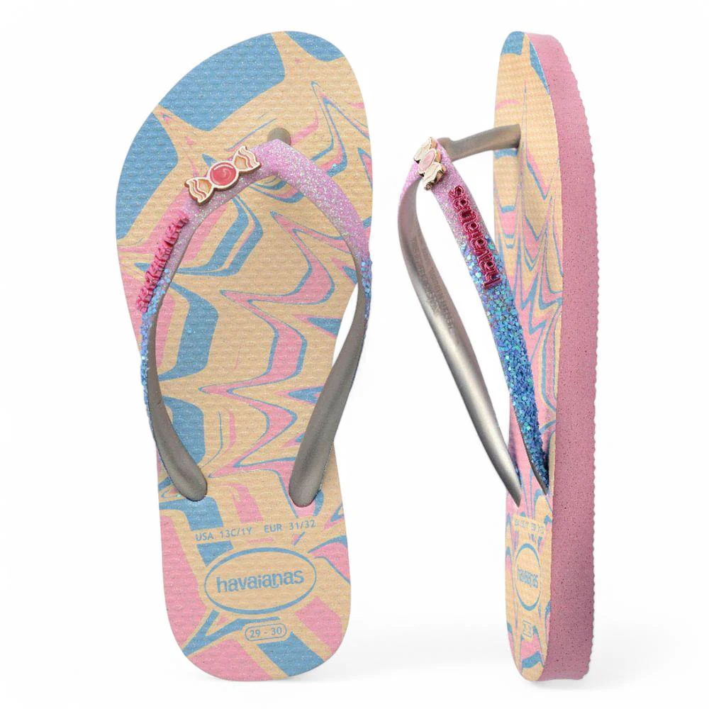 Havaianas Kids - Havaianas Kinderschoenen - Roze | Slim Glitter Trendy - Afbeelding 4