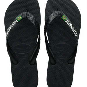 Havianas Slipper - Havaianas Kinderschoenen - Zwart | Brasil Logo