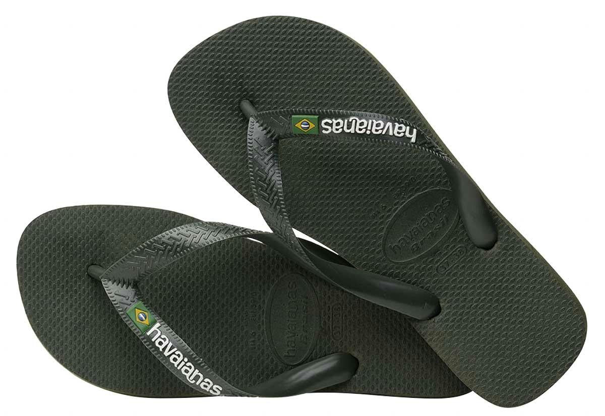 Havianas Slipper - Havaianas Kinderschoenen - Groen | Brasil Logo - Afbeelding 3