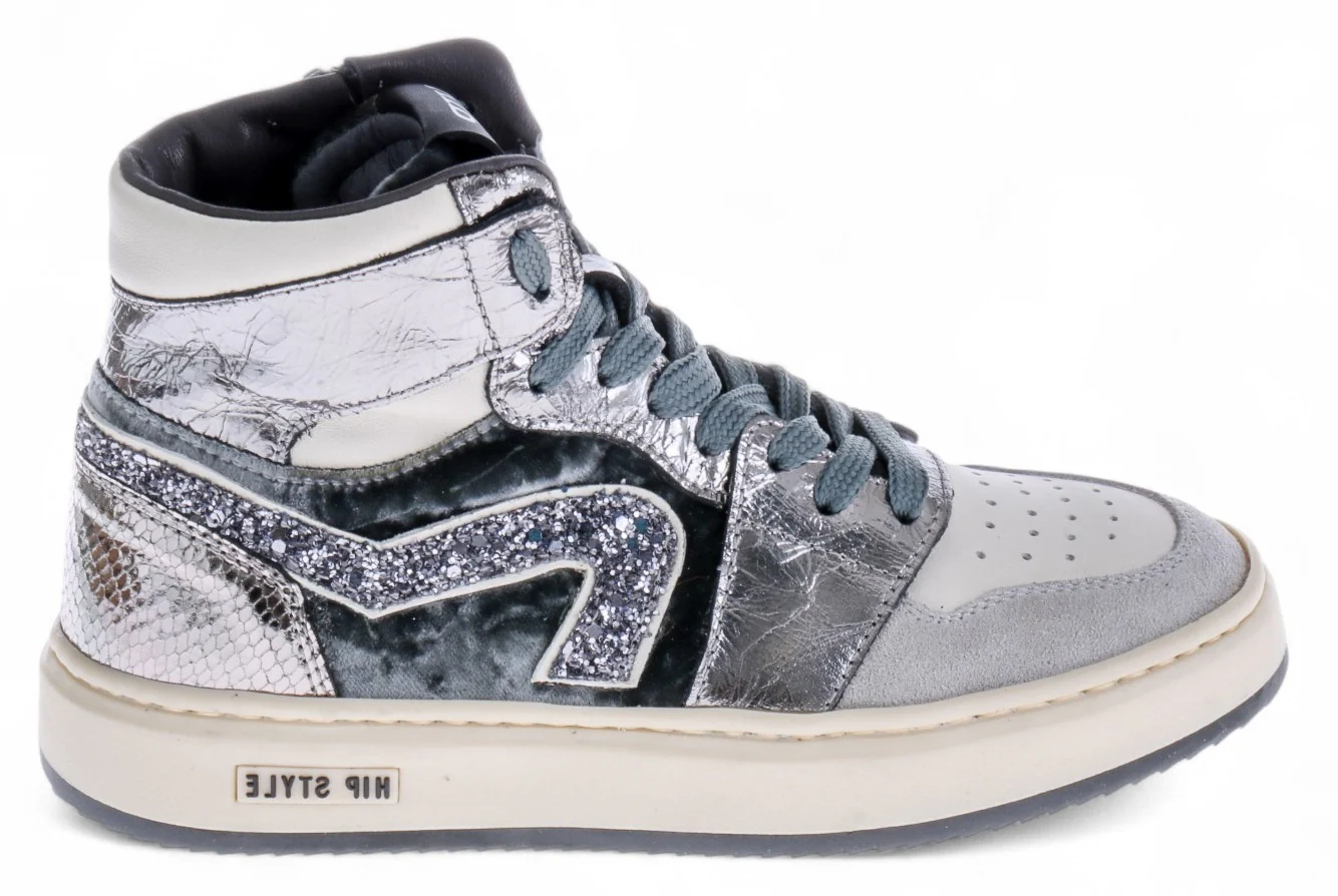 Hip Sneaker - Hip Kinderschoenen - Zilver | H1765 - Afbeelding 2