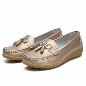 Dames Klassieke Loafers met Platform – Comfortabele Instapschoenen Lente Zomer