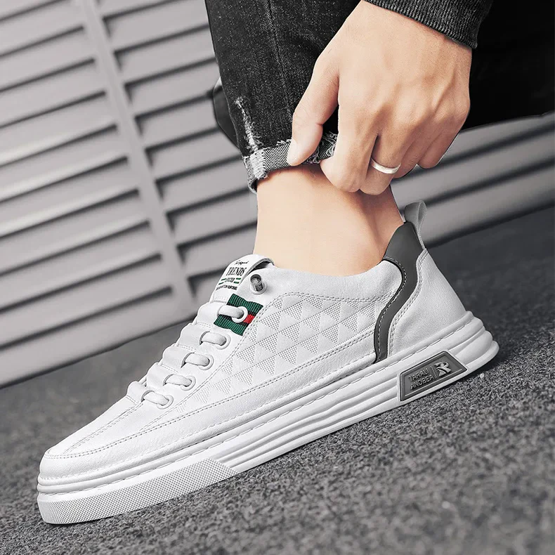 Heren Nette Instapsneakers met Elastische Veters – Comfortabele Casual Schoenen - Afbeelding 7