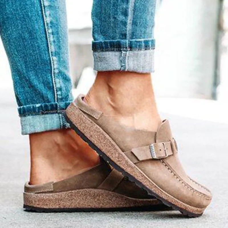Dames Muiltjes met Platform – Zachte Instapsandalen voor de Zomer - Afbeelding 4