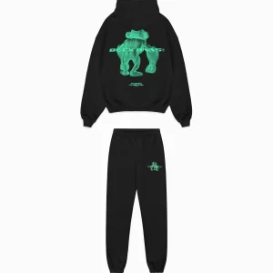 KIDS 3D XRAY SWEATSUIT | Zwart