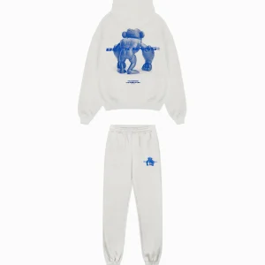 KIDS 3D XRAY SWEATSUIT | Grijs gemêleerd