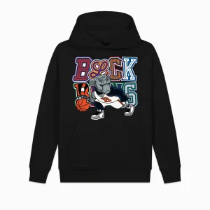 KIDS DRIBBLE HOODIE | Zwart