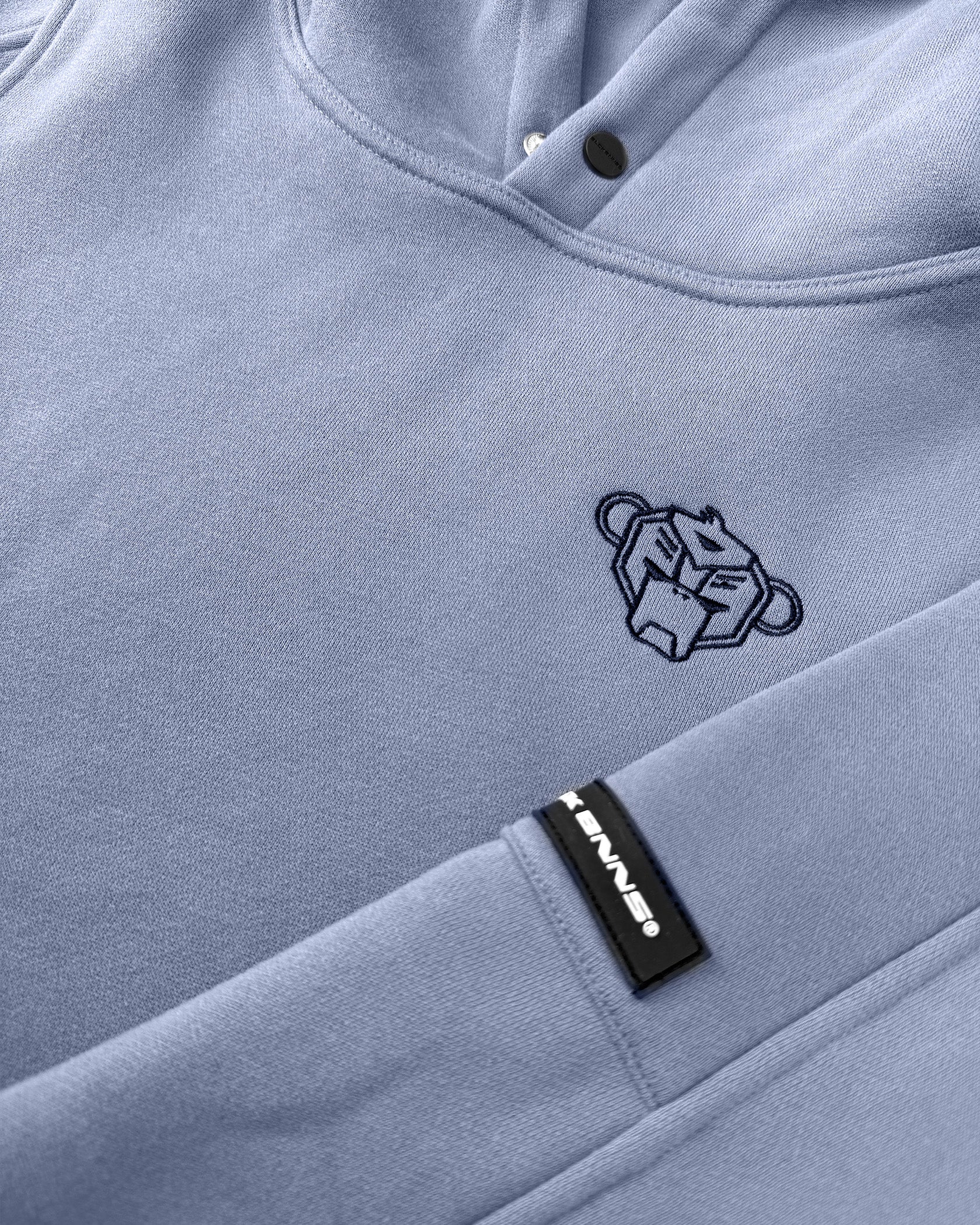 KIDS PLATE HOODIE | Blauw - Afbeelding 9