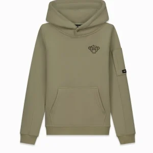 KIDS PLATE HOODIE | Groen