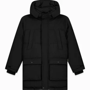 KIDS PLATE PARKA JACKET | Zwart