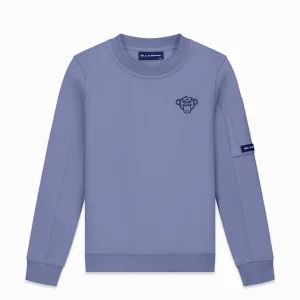 KIDS PLATE SWEATER | Blauw