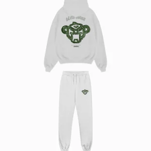 KIDS SKETCH SWEATSUIT | Grijs gemêleerd