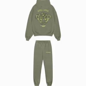 KIDS SKETCH SWEATSUIT | Groen