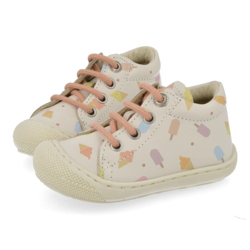 Naturino Babyschoen - Naturino Babyschoenen - Ecru | Cocoon Calf Freshen Milk - Afbeelding 4