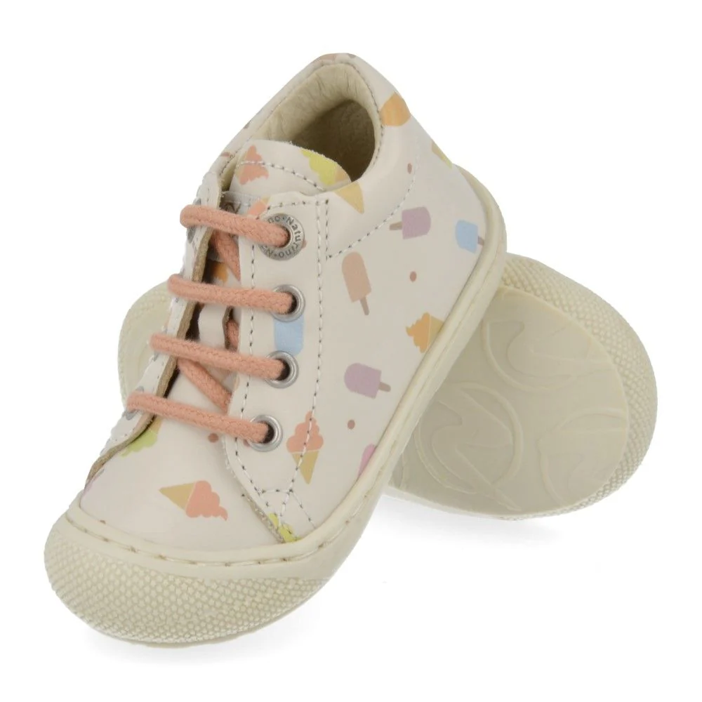 Naturino Babyschoen - Naturino Babyschoenen - Ecru | Cocoon Calf Freshen Milk - Afbeelding 6