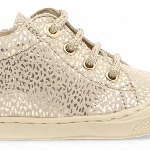 Naturino Babyschoen - Naturino Babyschoenen - Goud | Cocoon Suede Savage Platinum