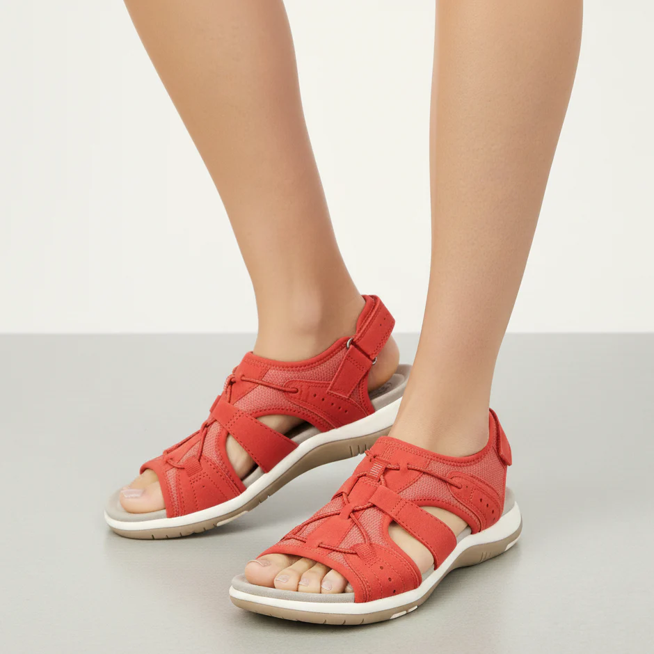 Dames Comfort Sandalen met Zachte Demping en Stevige Grip – Geschikt voor Normale en Brede Voeten - Afbeelding 9