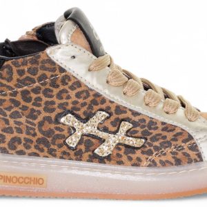 Pinocchio Sneaker - Pinocchio By Hip Kinderschoenen - Luipaard | P1109