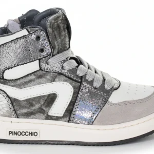 Pinocchio Sneaker - Pinocchio By Hip Kinderschoenen - Zilver | P1765