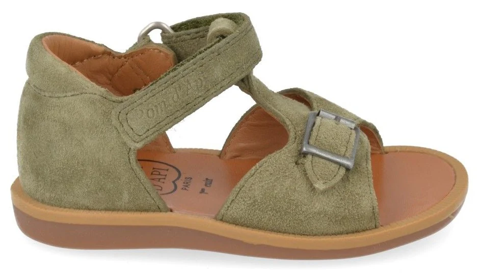 Pom D'Api Sandaal - Pom D'api Kinderschoenen - Groen | Poppy Easy