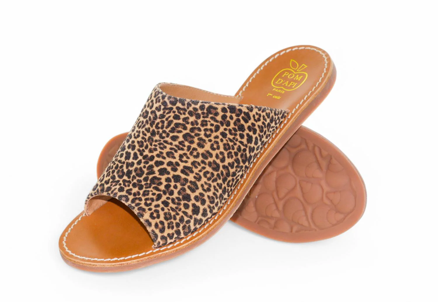 Pom D'Api Sandaal - Pom D'api Kinderschoenen - Luipaard | Plage Curv Mule - Afbeelding 5