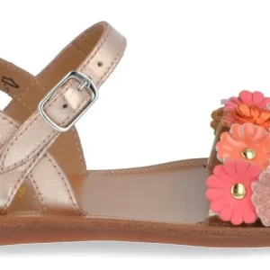 Pom D'Api Sandaal - Pom D'api Kinderschoenen - Roze | Plagette Multi Flo