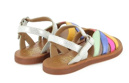 Pom D'Api Sandaal - Pom D'api Kinderschoenen - Zilver | Plagette Oto Muestra - Afbeelding 4
