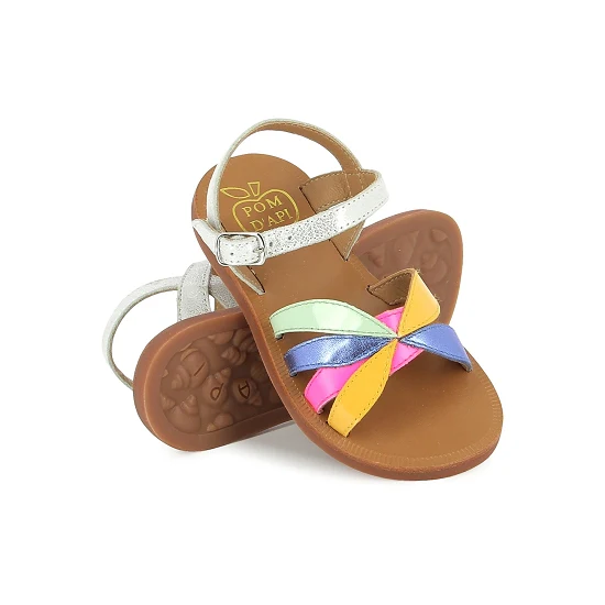 Pom D'Api Sandaal - Pom D'api Kinderschoenen - Zilver | Plagette Oto Muestra - Afbeelding 5