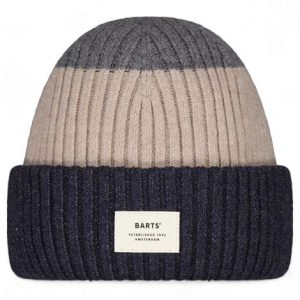 Relan Beanie - Barts Amsterdam Accessoires - Bruin | Charcoal