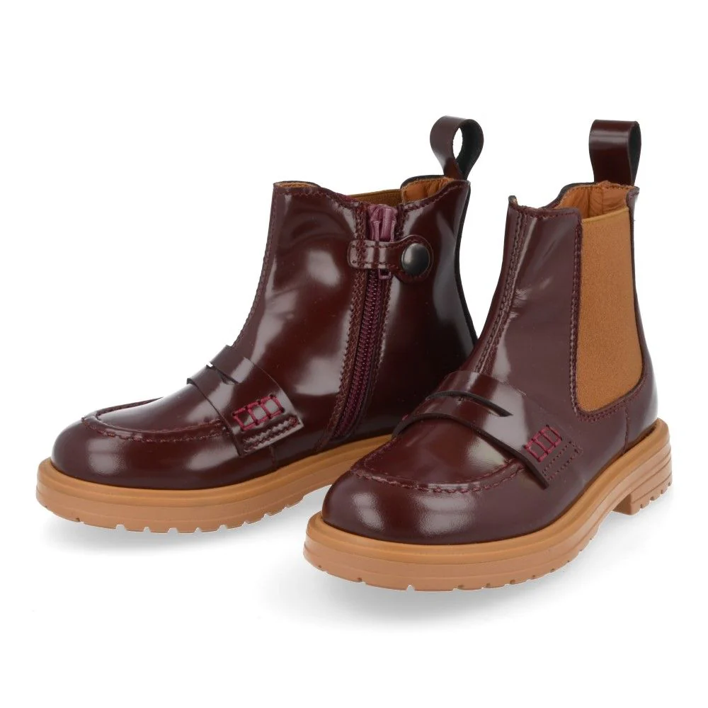 Rondinella Penny Loafer - Rondinella Kinderschoenen - Rood | Boot 12097 - Afbeelding 4