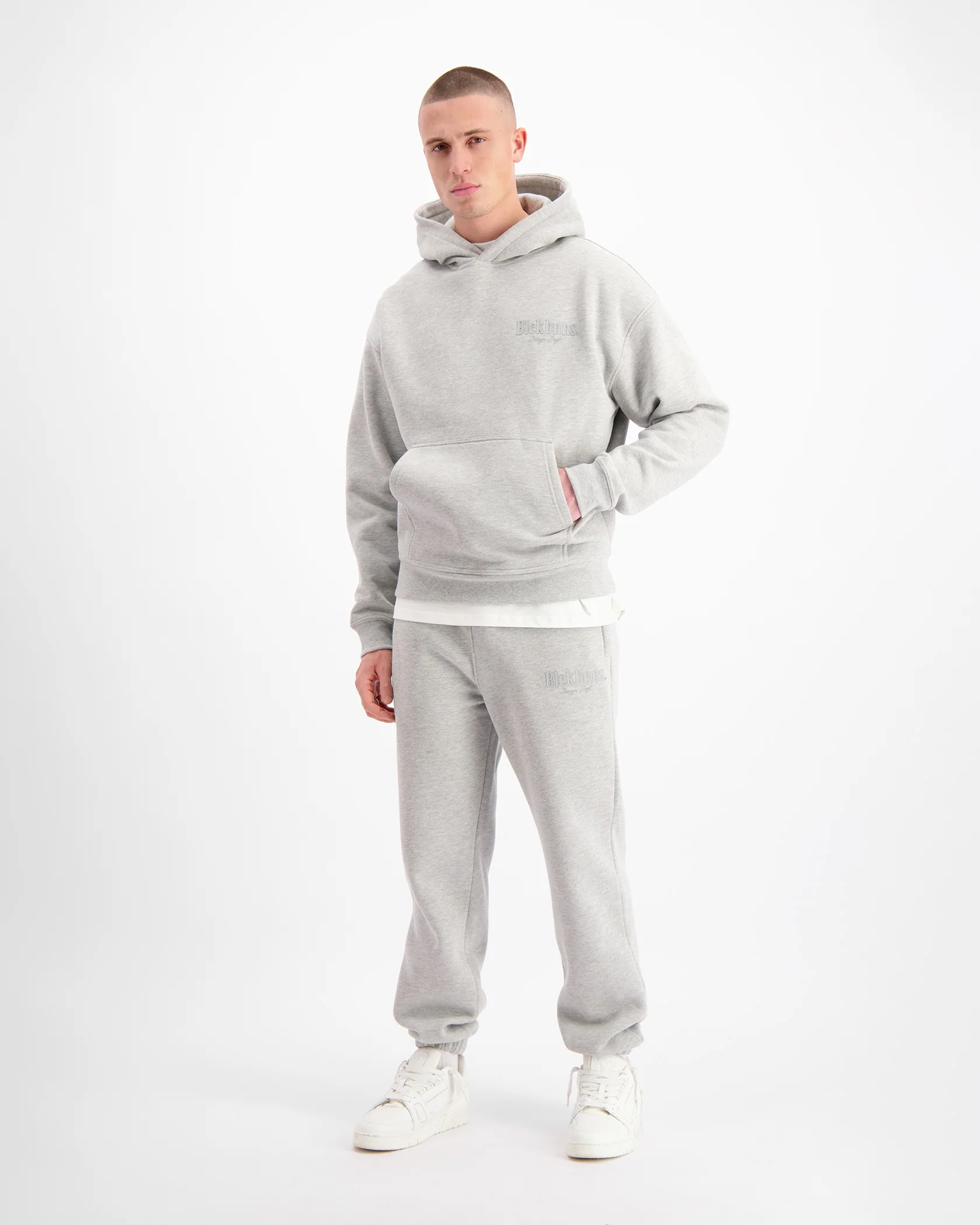 SET. DESIGN DEPT TRACKSUIT | Grijs gemêleerd - Afbeelding 3