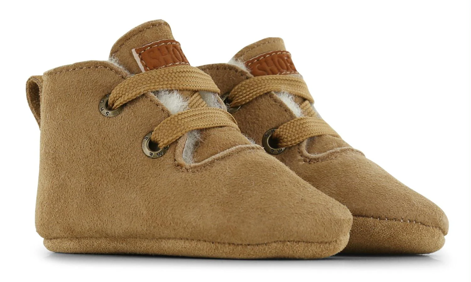 Shoesme Baby Ugg - Shoesme Babyschoenen - Cognac | HS24W001 - Afbeelding 3