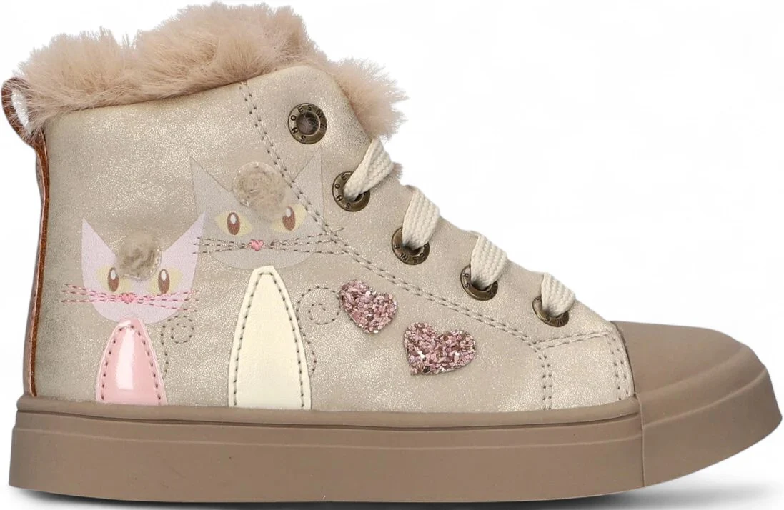 Shoesme Sneaker - Shoesme Kinderschoenen - Goud | SH24035-B - Afbeelding 2