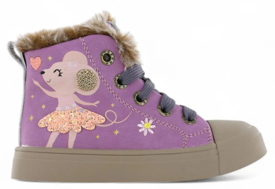 Shoesme Sneaker - Shoesme Kinderschoenen - Paars | SH25W035-B