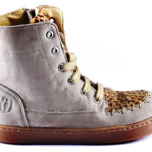 Shoesme Veterboot - Shoesme Kinderschoenen - Taupe | ur22w049C