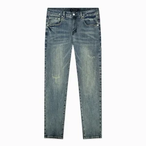 SOFT EDGE SLIM DENIM | Blauw