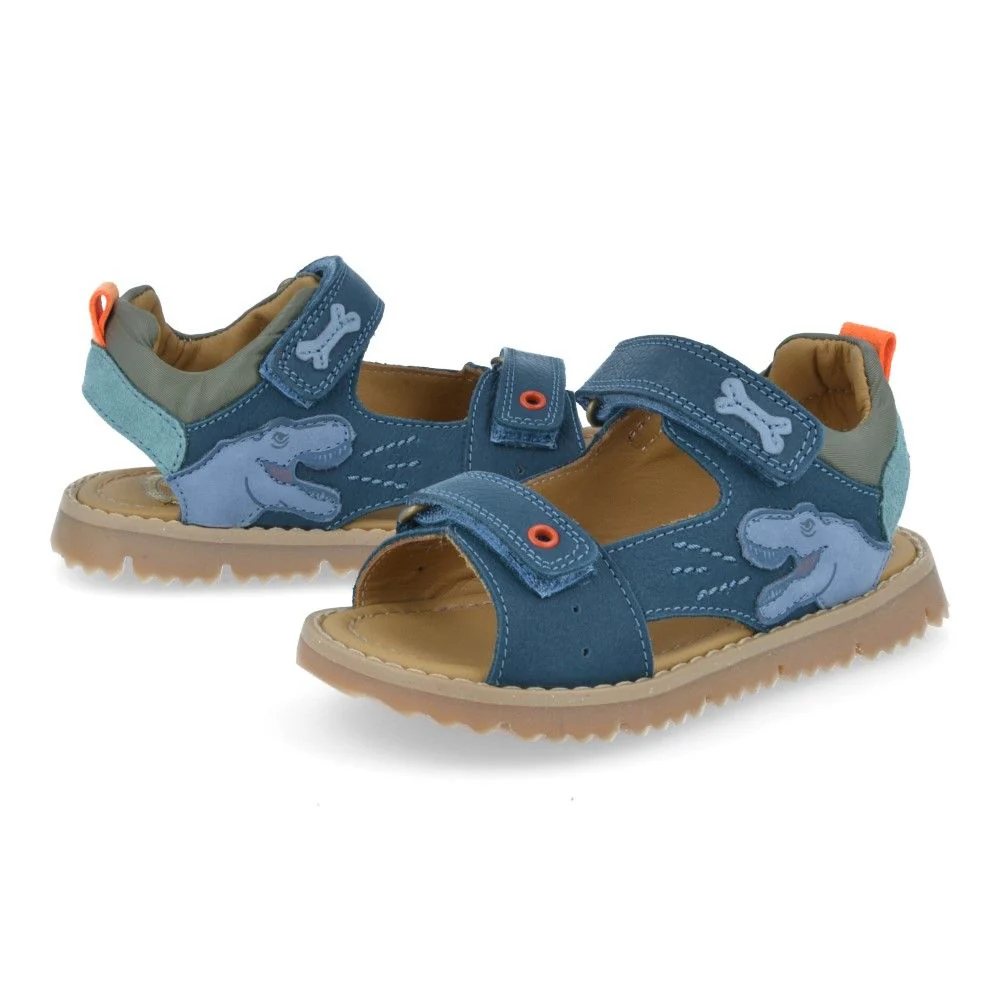 Stones & Bones Sandaal - Stones & Bones Kinderschoenen - Blauw | Lands - Afbeelding 4