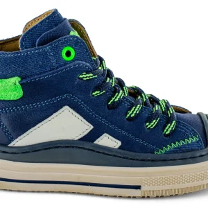 Stones & Bones Sneaker - Stones & Bones Kinderschoenen - Blauw | Laset Calf