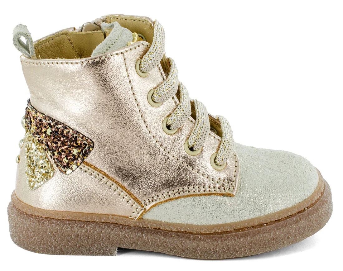 Stones & Bones Veterboot - Stones & Bones Kinderschoenen - Goud | Pixy 5294 - Afbeelding 2