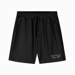 TERRY LOUNGE SHORTS | Zwart