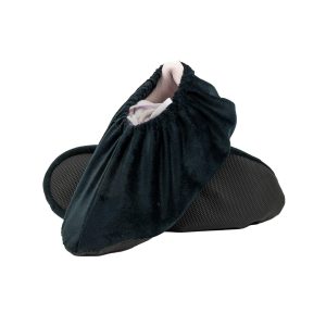 Velours Overschoenen | Maat 37-42 | Zwart | Wasbaar | Antislip