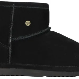 Warmbat Boot - Warmbat Damesschoenen - Zwart | Wallaby Women Suede Boot