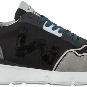 Womsh Sneaker - Womsh Damesschoenen - Zwart | Vegan Runny