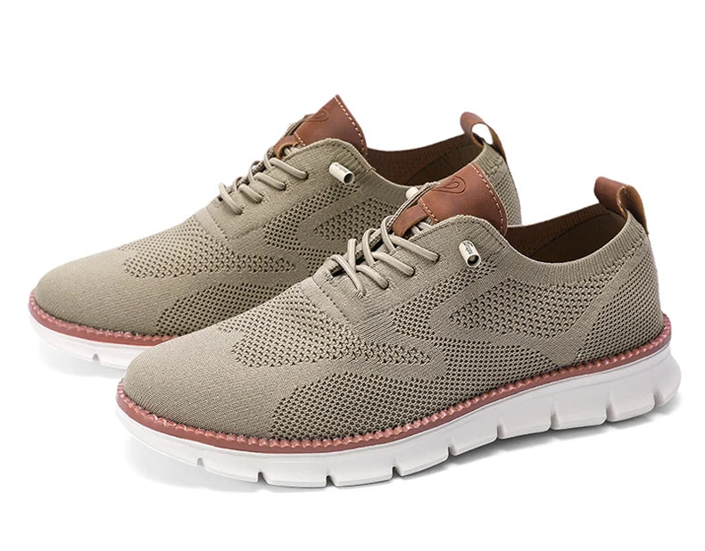 Heren Comfortabele Lichtgewicht Sneakers met Flexibele Zool en Ademend Ontwerp - Afbeelding 2