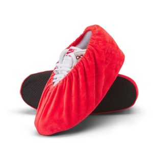 Zachte Velours Overschoenen | Pantoffels | Rood | Maat 37 -42 | Wasbaar | Antislip