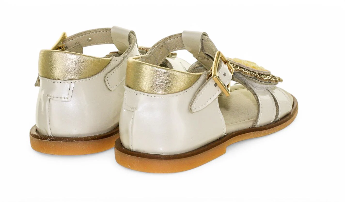 Zecchino D'Oro Sandaal - Zecchino D'oro Kinderschoenen - Ecru | N23-2377 - Afbeelding 4